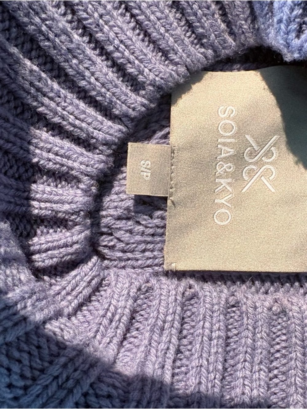Soia & Kyo Dusty Blue Chelsea Sweater S - Picture 11 of 13